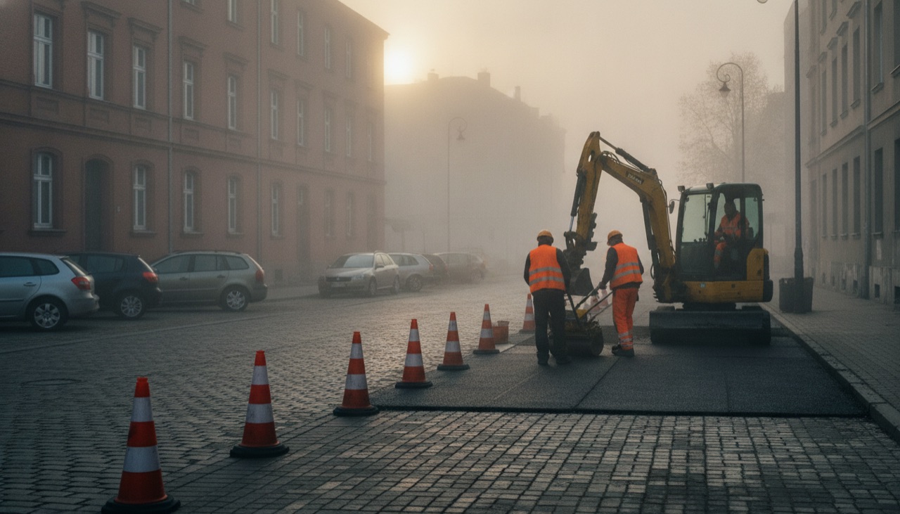 Mandat za dzikie wysypisko odpadów poremontowych na osiedlu Kwiatowym